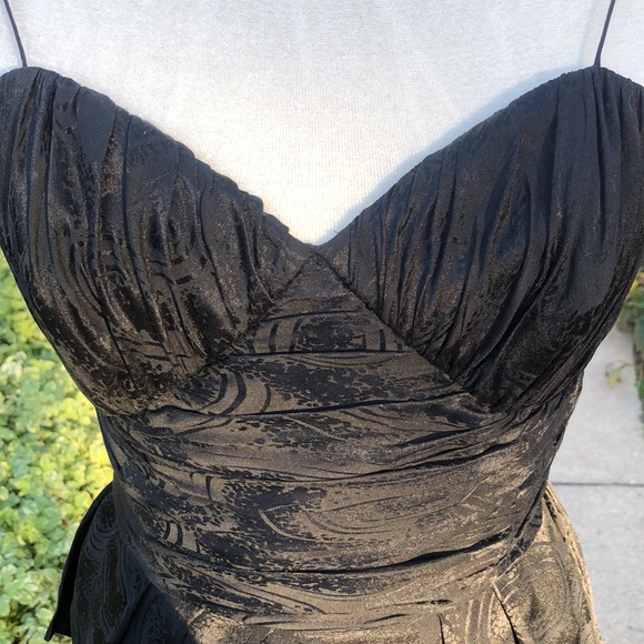 EUC Vintage Silk Cocktail Dress - Picture 3 of 13